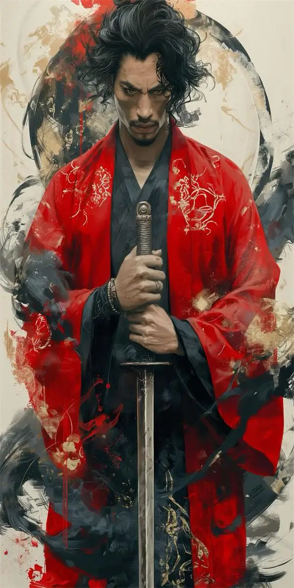 Affiche Japonaise Vintage Guerrier Samourai - Image 5
