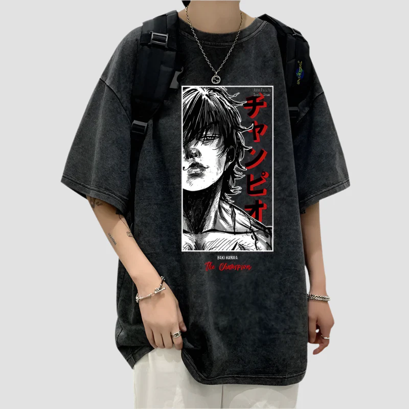 T-shirt Japonais Délavé - Image 5