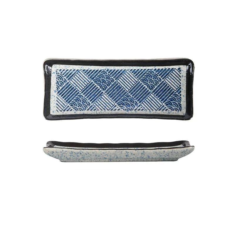 Assiette japonaise rectangulaire - Image 5