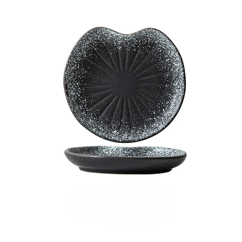 Assiette Japonaise Ronde Irrégulière - Image 6