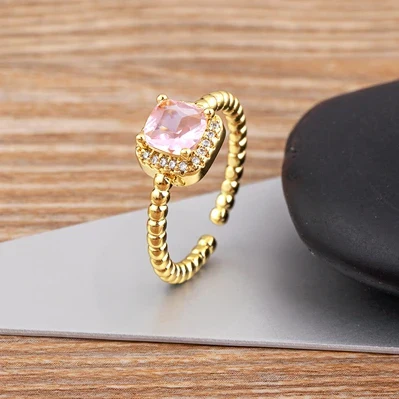Bague Japonaise en Zircone Cubique - Image 5
