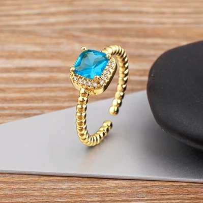 Bague Japonaise en Zircone Cubique - Image 6