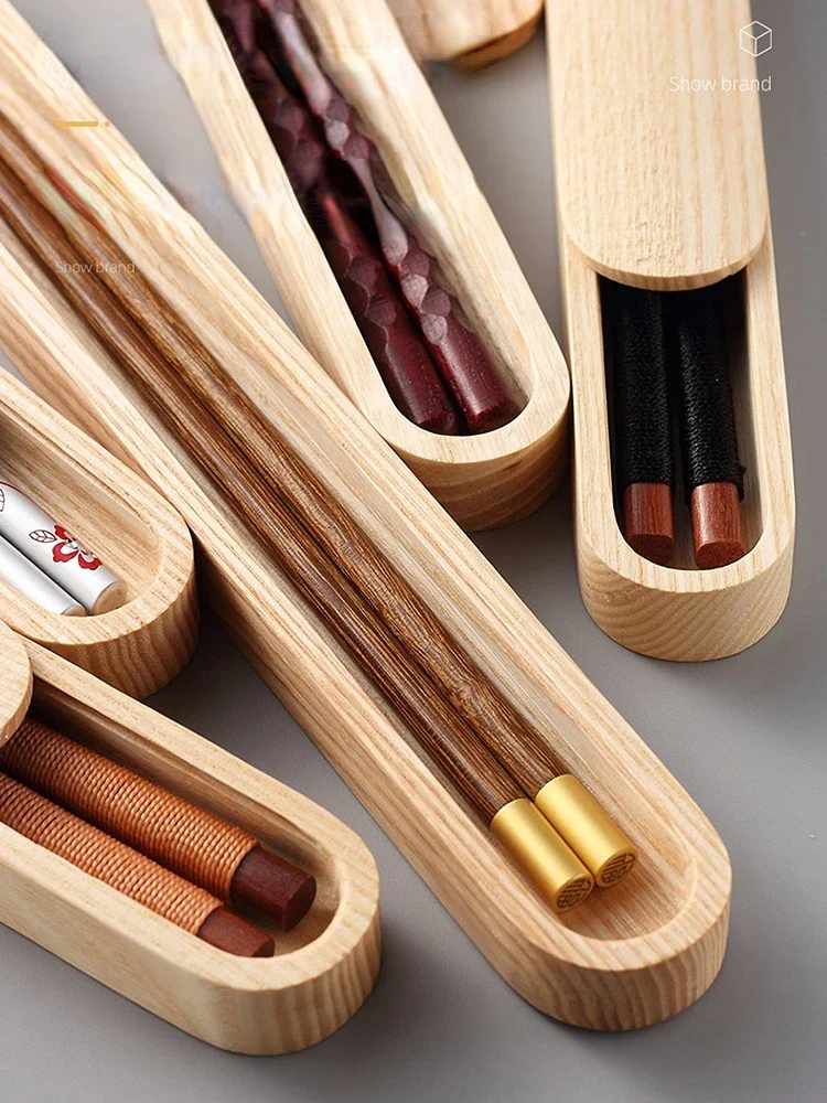 Baguette japonaise avec boîte en bois - Image 3