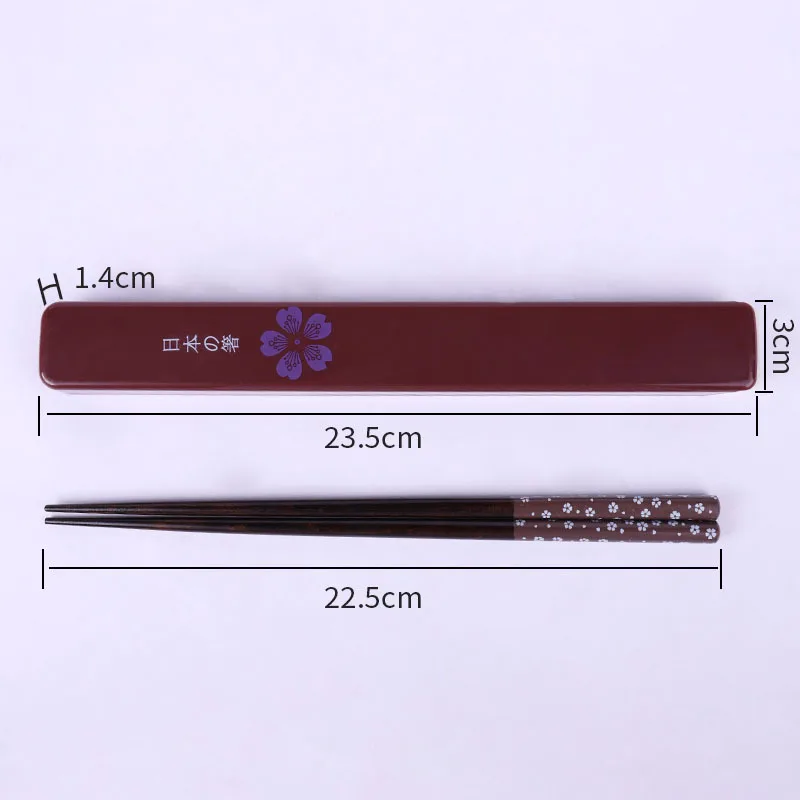 Baguette japonaise en bois avec coffret - Image 4