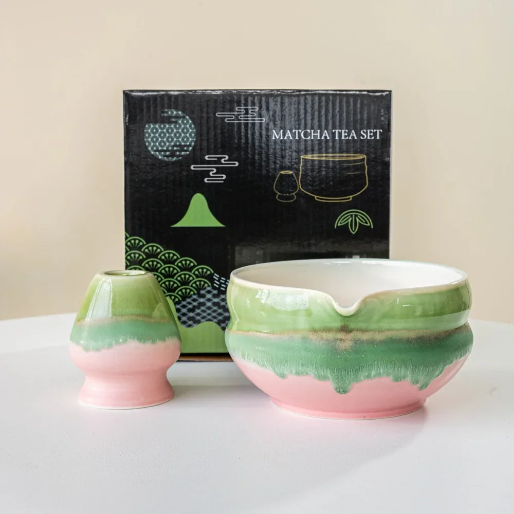 Bol et Support Fouet à Matcha en Céramique - Image 2