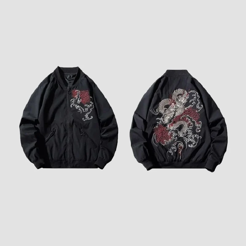 Bomber Motif Japonais - Image 3
