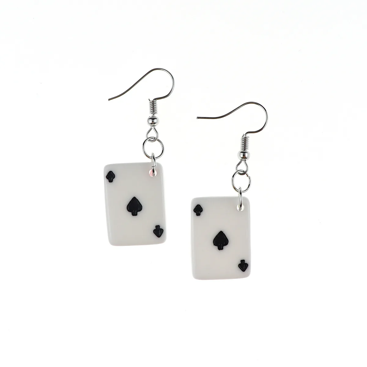 Boucle d'oreille japonaise Cartes poker - Image 4