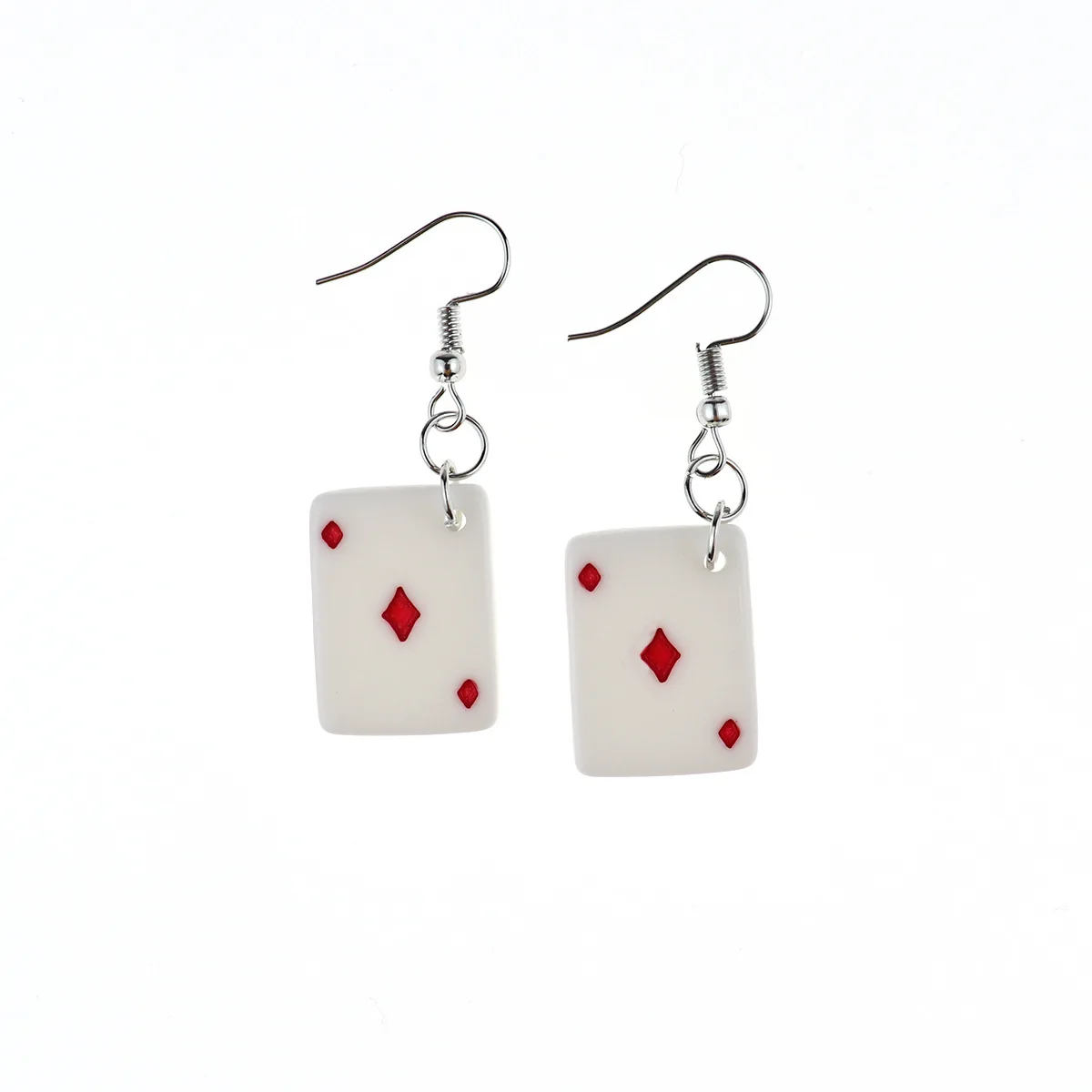 Boucle d'oreille japonaise Cartes poker - Image 5