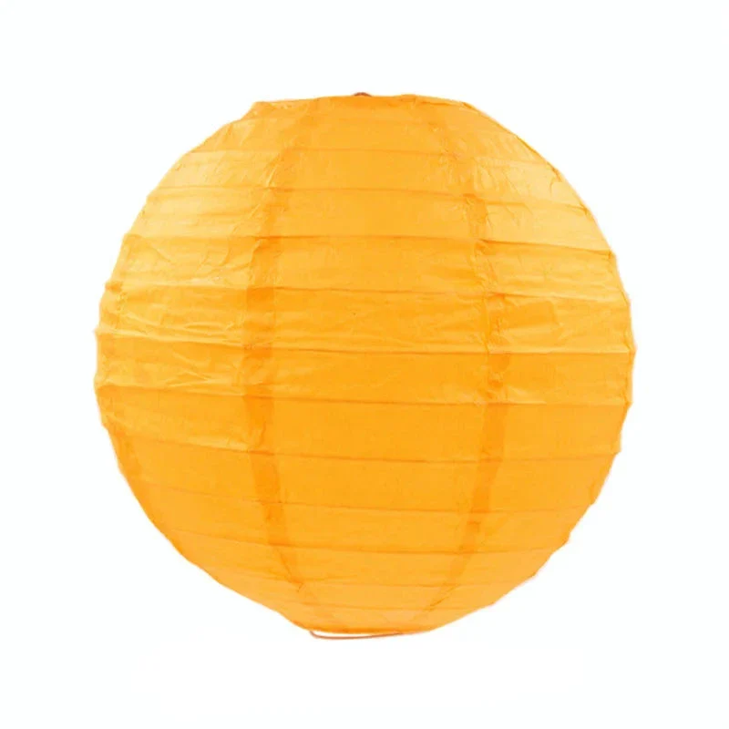 Boule Japonaise en papier Jaune - Image 2