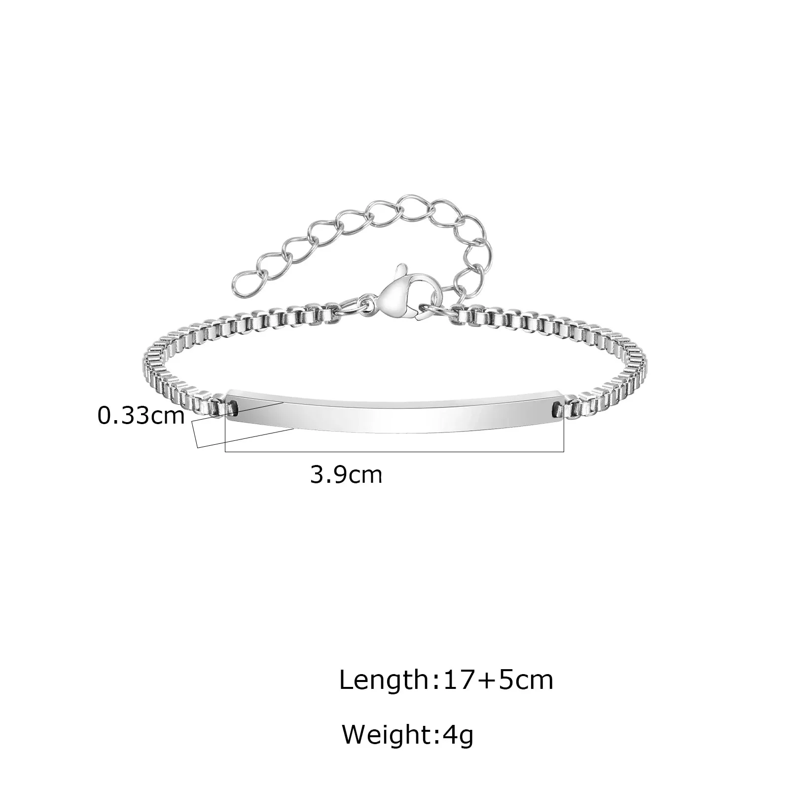 Bracelet Gourmette Japonais Personnalisé - Image 5