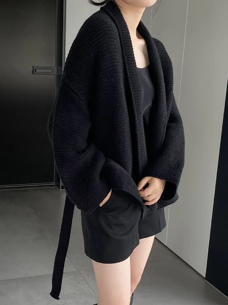 Veste Cardigan Kimono Femme Tricoté