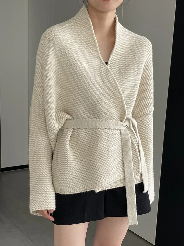 Veste Cardigan Kimono Femme Tricoté - Image 5