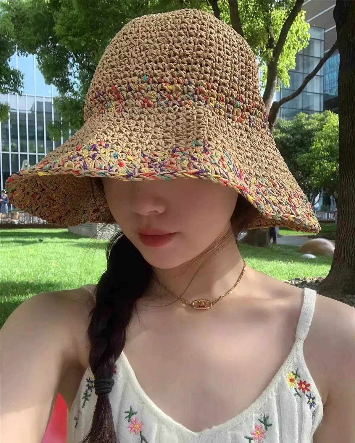 Chapeau femme japonais été - Image 2