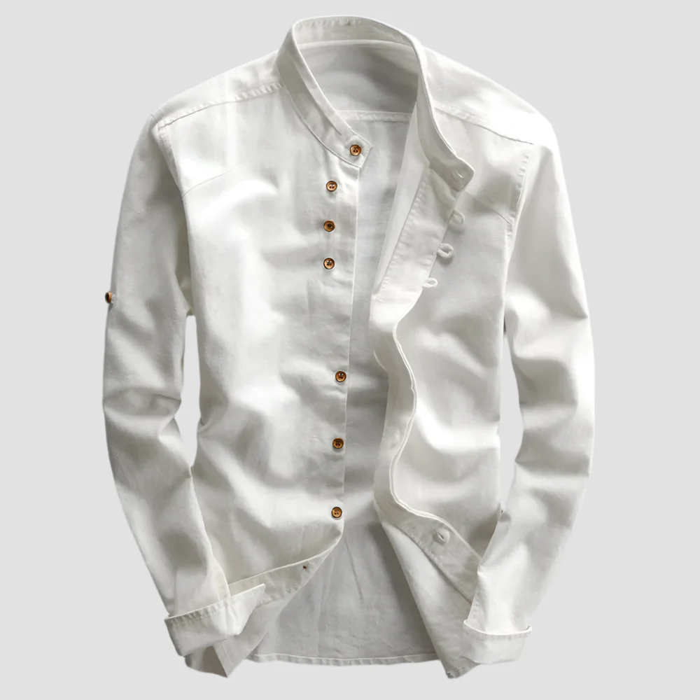 Chemise Japonaise à Col Montant - Image 5
