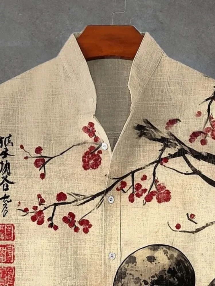 Chemise Japonaise Poulpe Sakura - Image 2