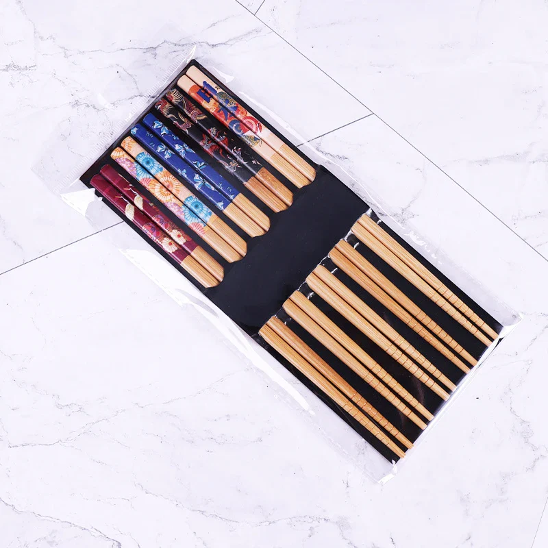 Coffret baguettes japonaise sushi en bambou - Image 10