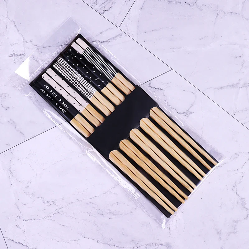 Coffret baguettes japonaise sushi en bambou - Image 11