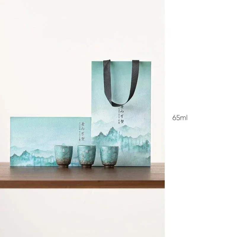 Coffret Tasse à thé en céramique japonaise - Image 4
