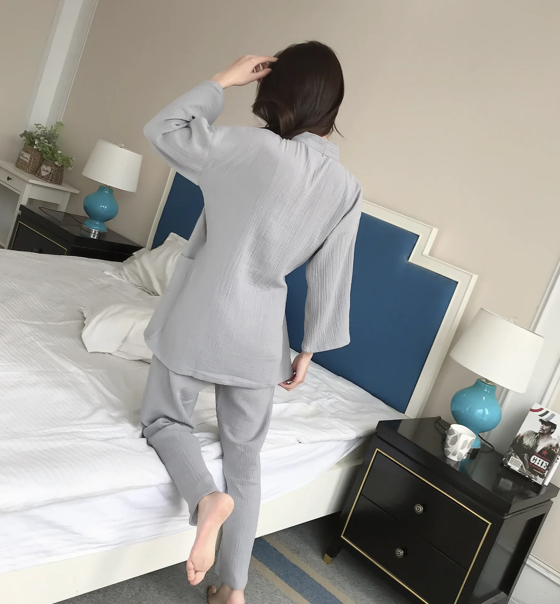 Combinaison Style Pyjama Japonais Femme - Image 3