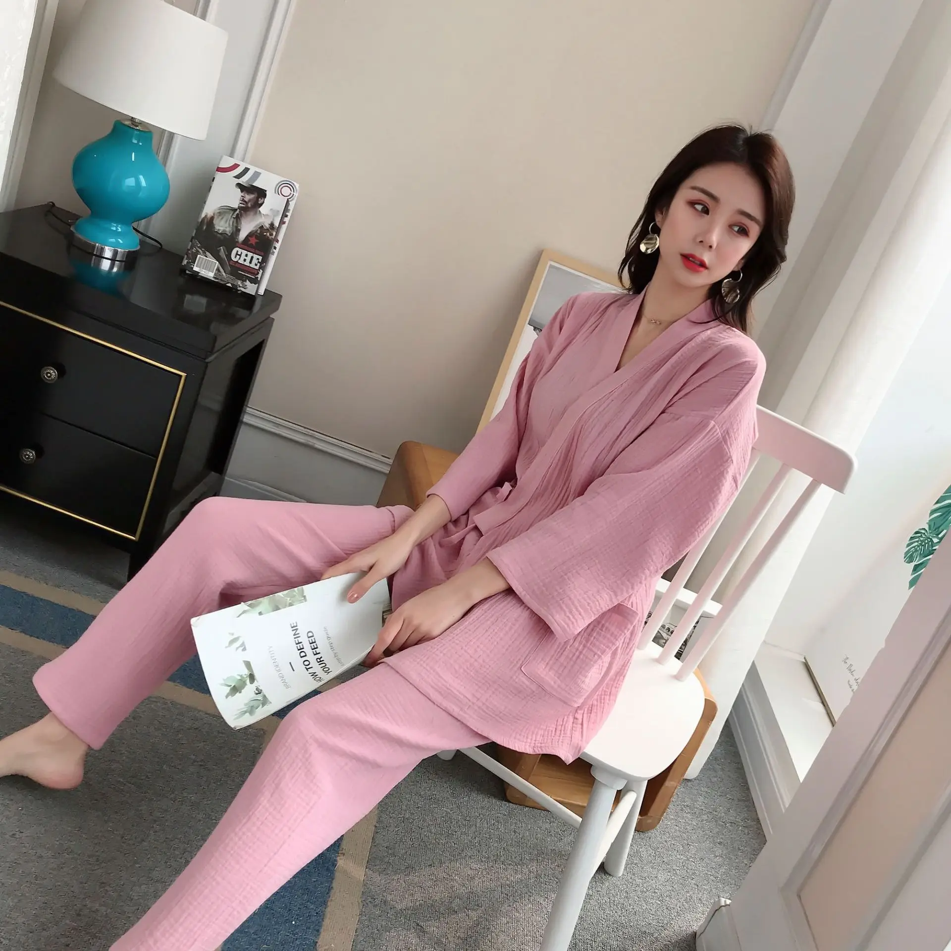 Combinaison Style Pyjama Japonais Femme - Image 4