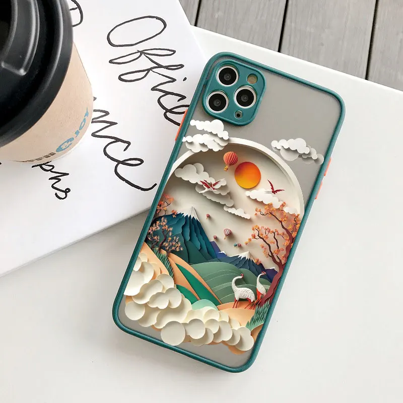 Coque de téléphone japonaise iPhone paysage naturel