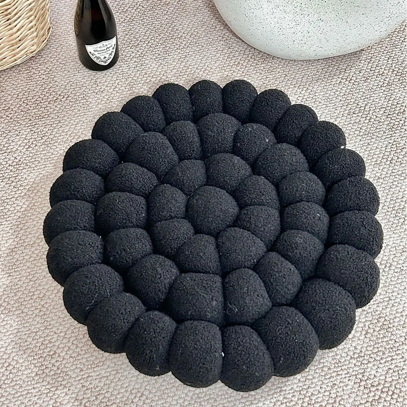 Coussin Japonais Doux Tissé Fleur - Image 4