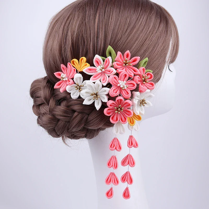 Épingle à Cheveux Japonaise Tissu - Image 5