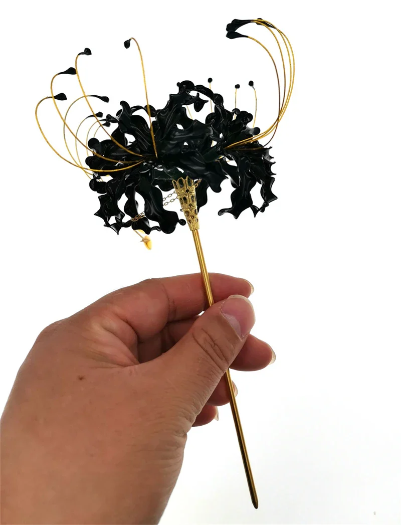 Épingle Kanzashi Fleur Lycoris Japonais - Image 6