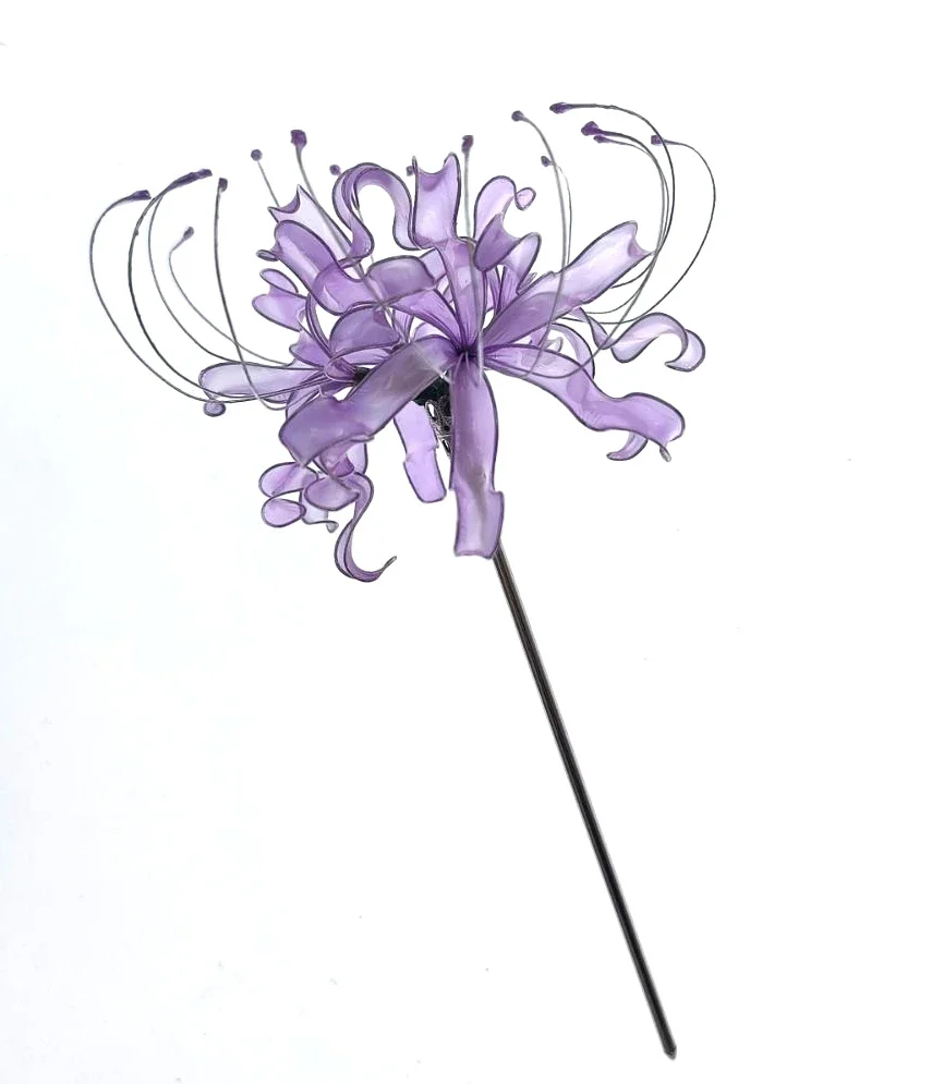 Épingle Kanzashi Fleur Lycoris Japonais - Image 8