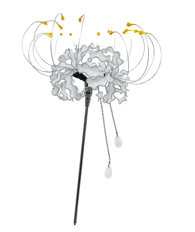 Épingle Kanzashi Fleur Lycoris Japonais - Image 9