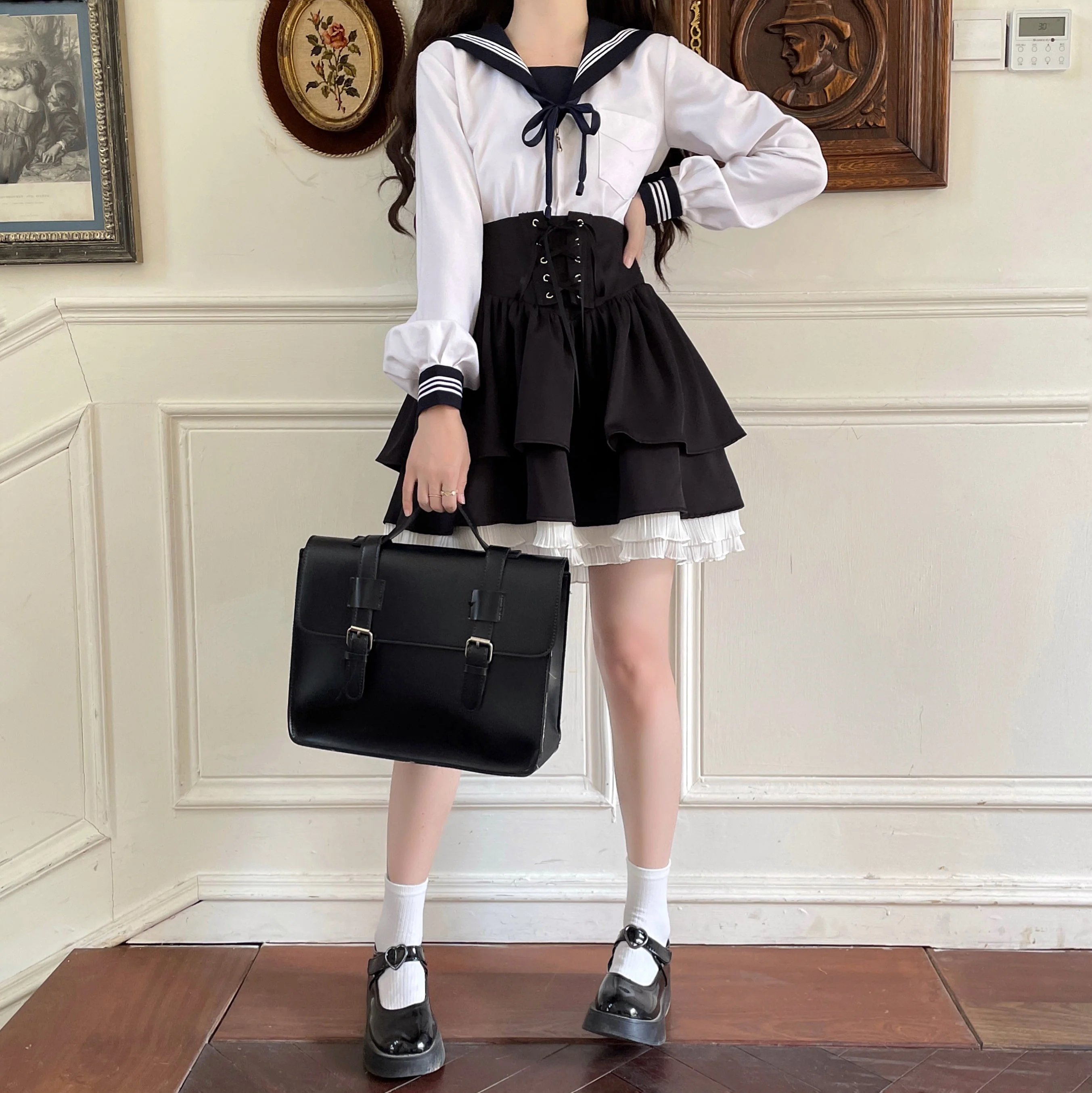 Jupe Japonaise Taille Haute - Image 12