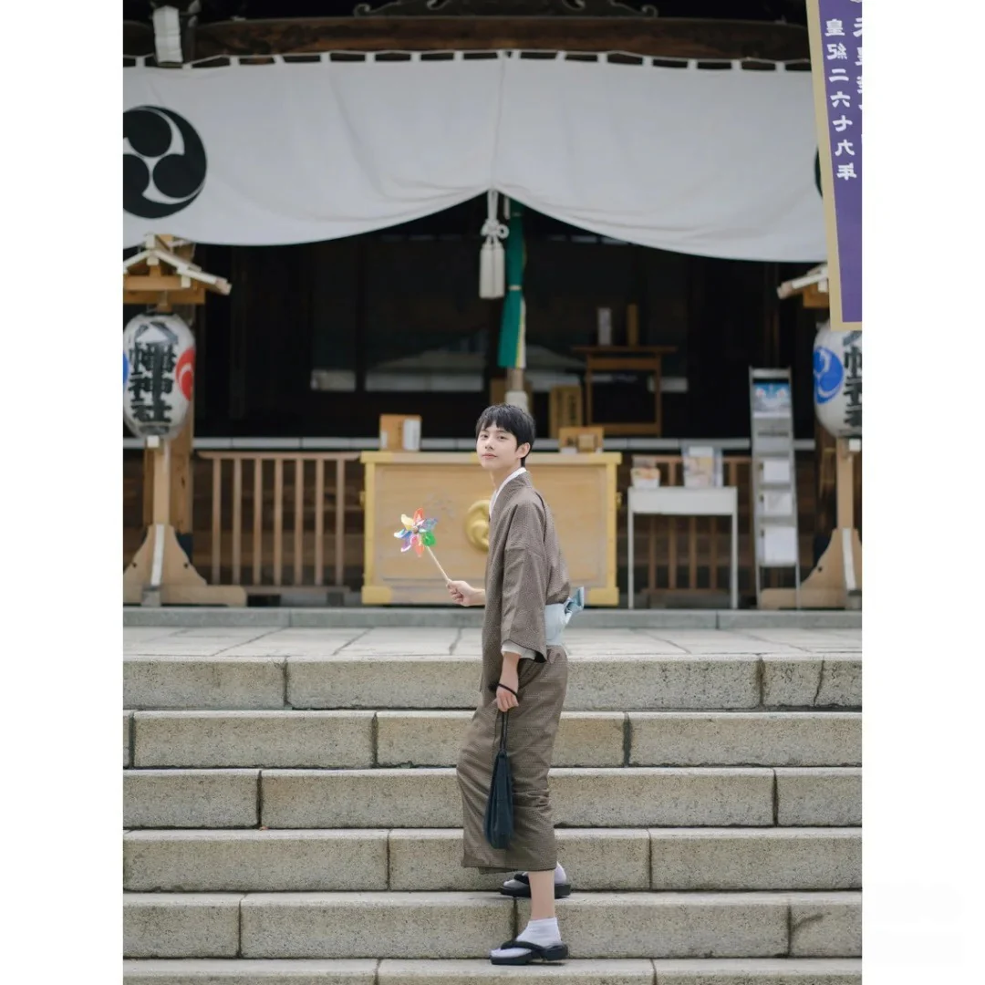 Kimono Japonais Homme Confortable Chic - Image 2