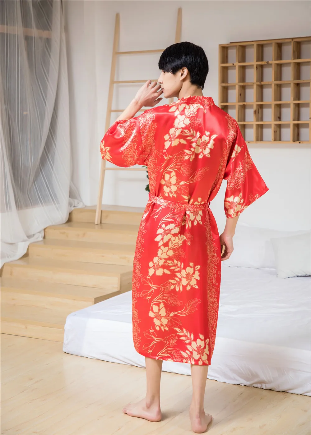 Kimono Satin Homme - Image 4