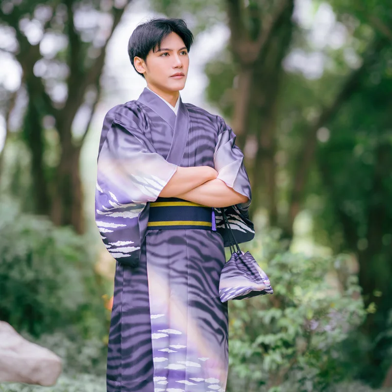 Kimono Traditionnel Homme Ample Léger - Image 2