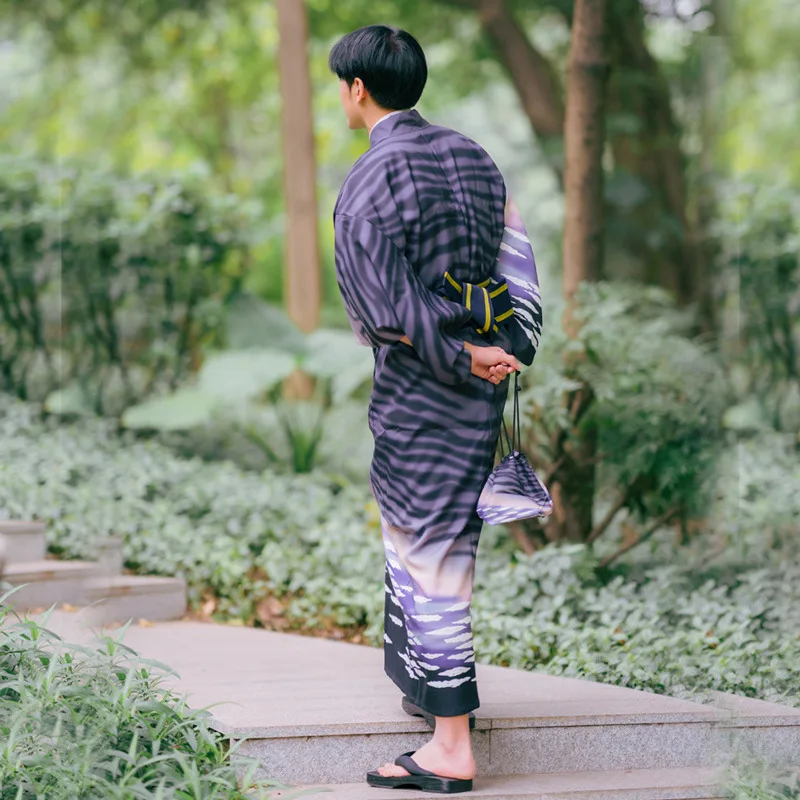 Kimono Traditionnel Homme Ample Léger - Image 3