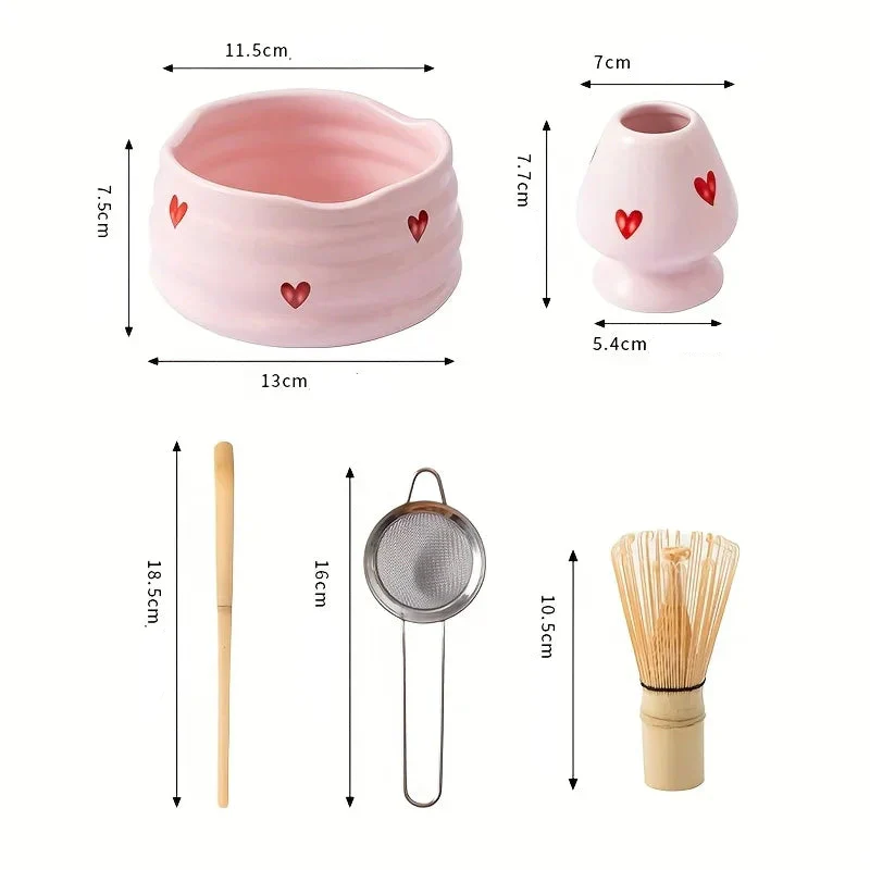Kit Matcha Rose Coeur - Image 4