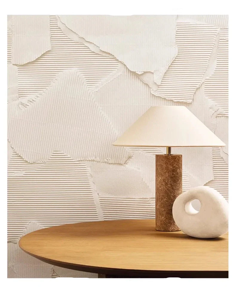 Lampe de Chevet Japonaise en Marbre - Image 2