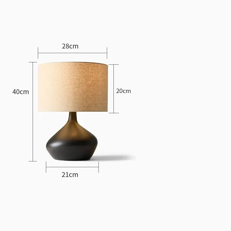 Lampe de Chevet Rétro Minimaliste Japonaise - Image 4