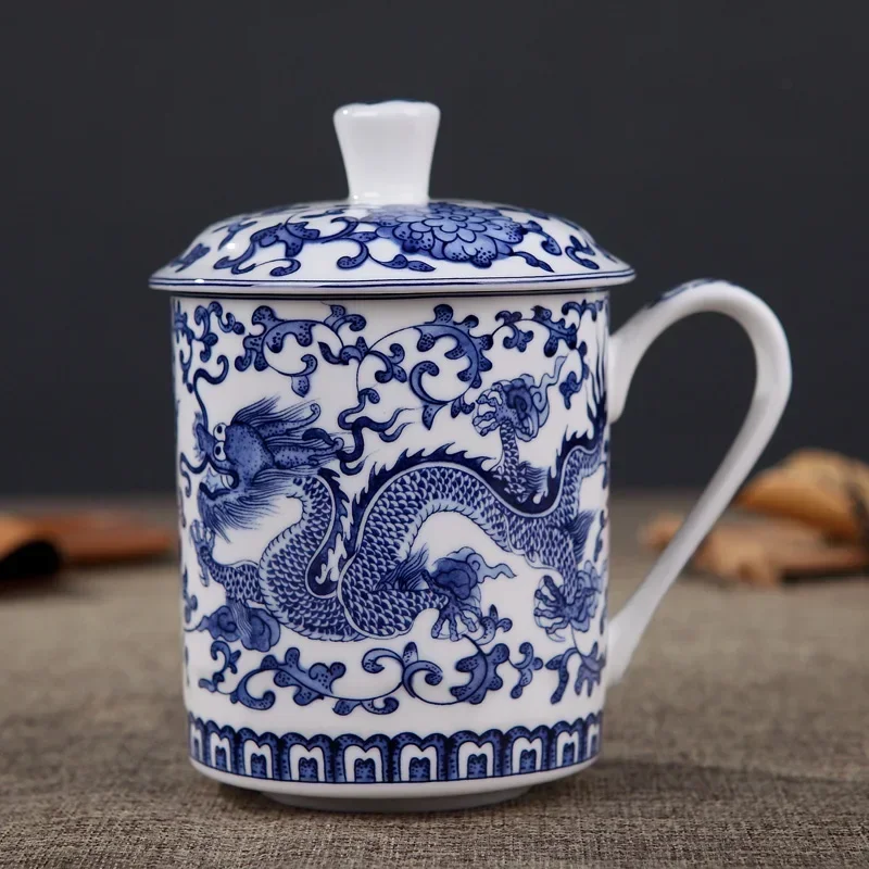 Mug Japonais Dragon À Couvercle