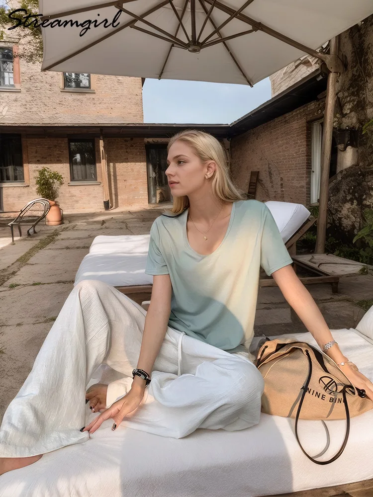 Pantalon en Coton et Lin pour Femme - Image 2