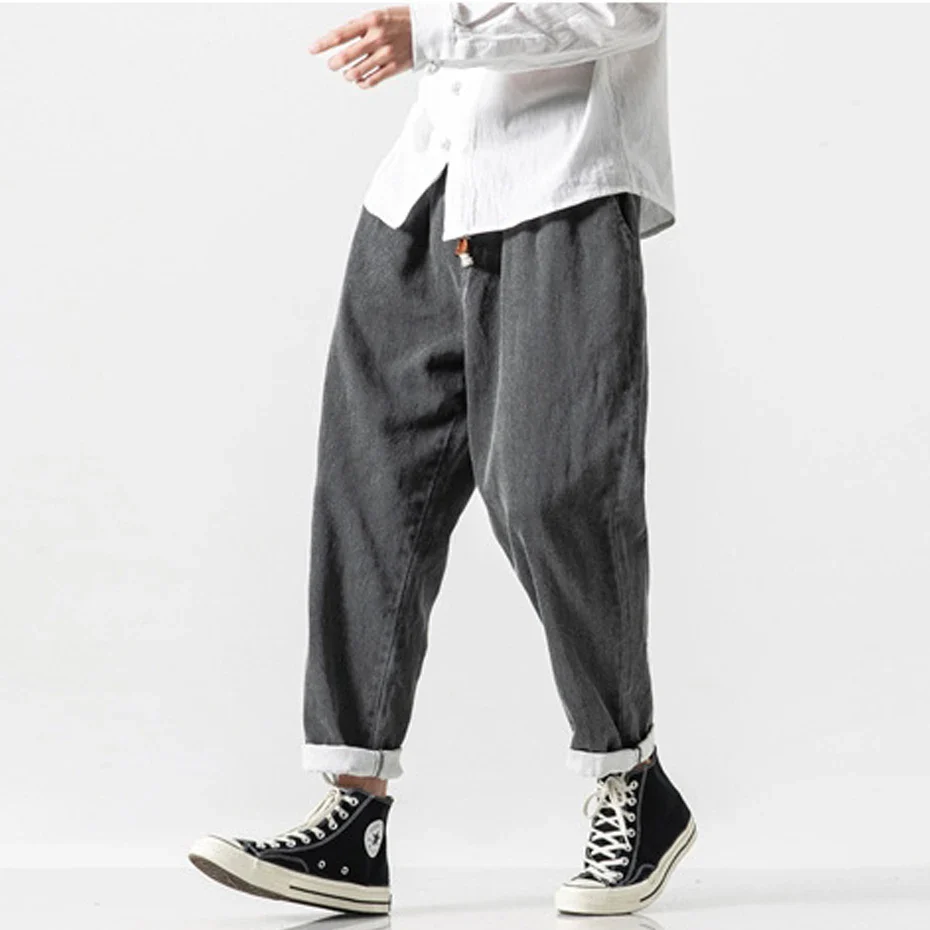 Pantalon en Jean Style Classique Japonais