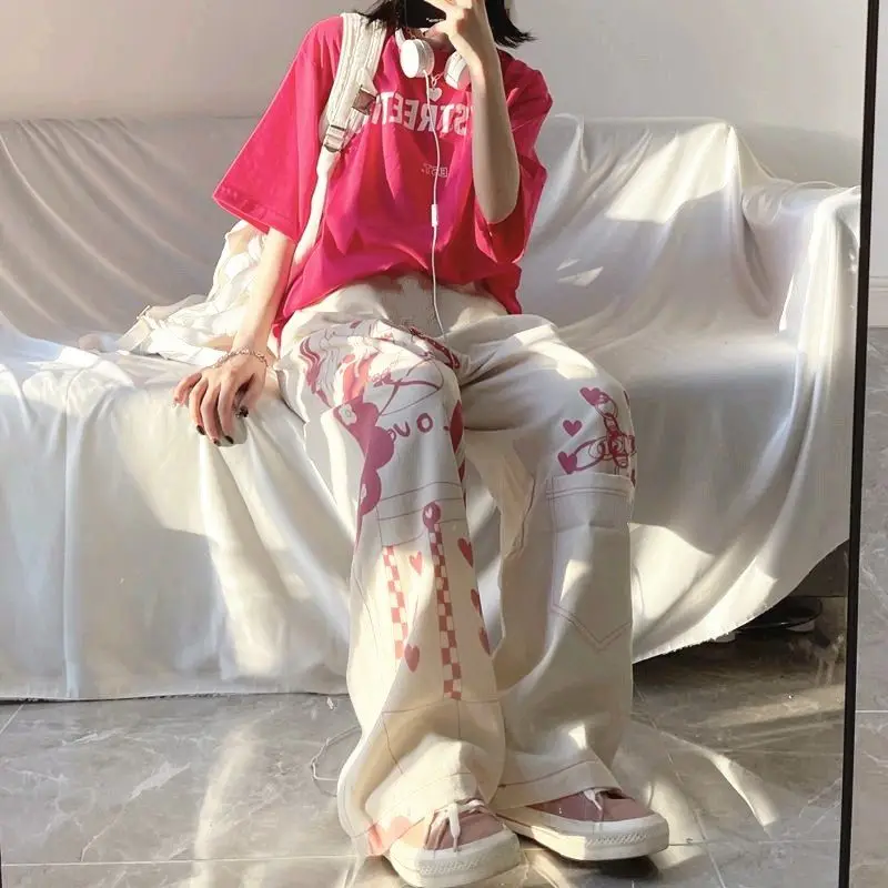 Pantalon Femme Imprimé Japonais - Image 3