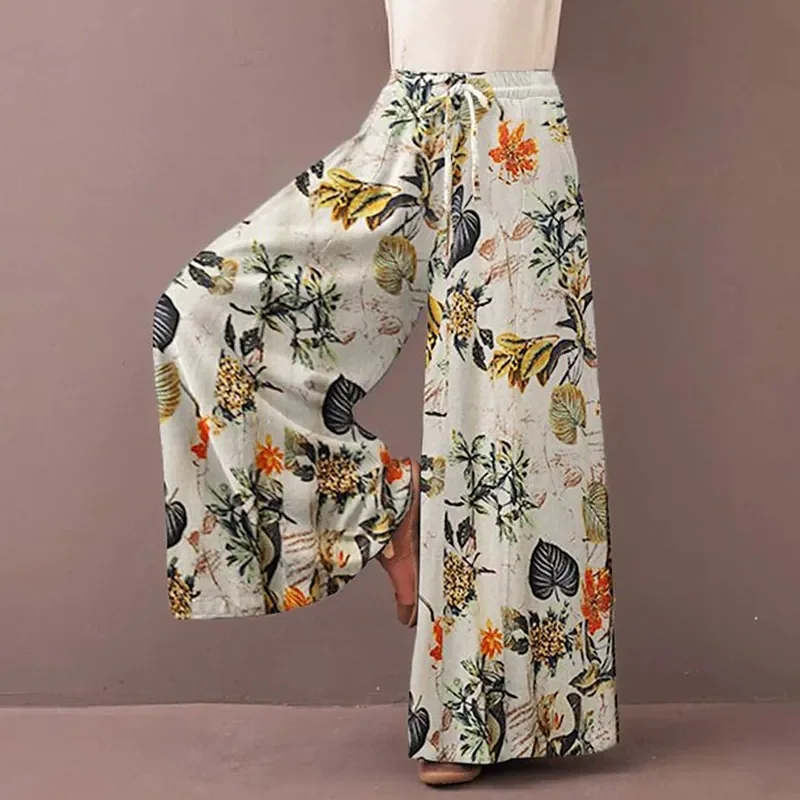 Pantalon Imprimé Fleuri pour Femme - Image 4