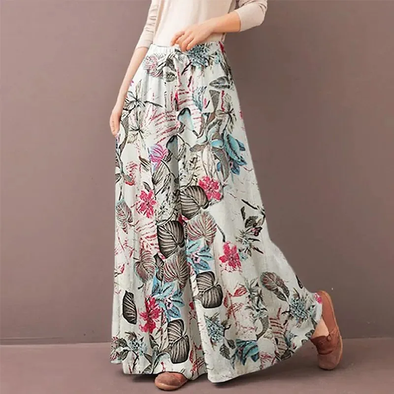 Pantalon Imprimé Fleuri pour Femme - Image 5