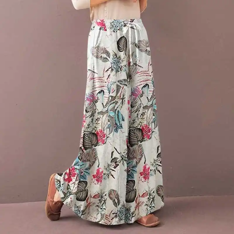 Pantalon Imprimé Fleuri pour Femme - Image 6