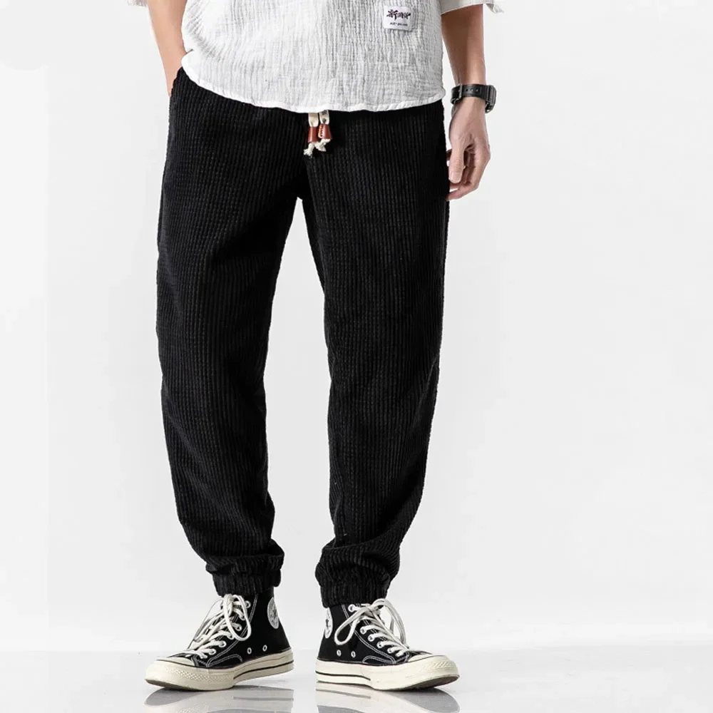 Pantalon Japonais Décontracté en Velours - Image 6