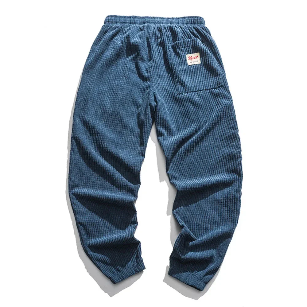 Pantalon Japonais Décontracté en Velours - Image 8