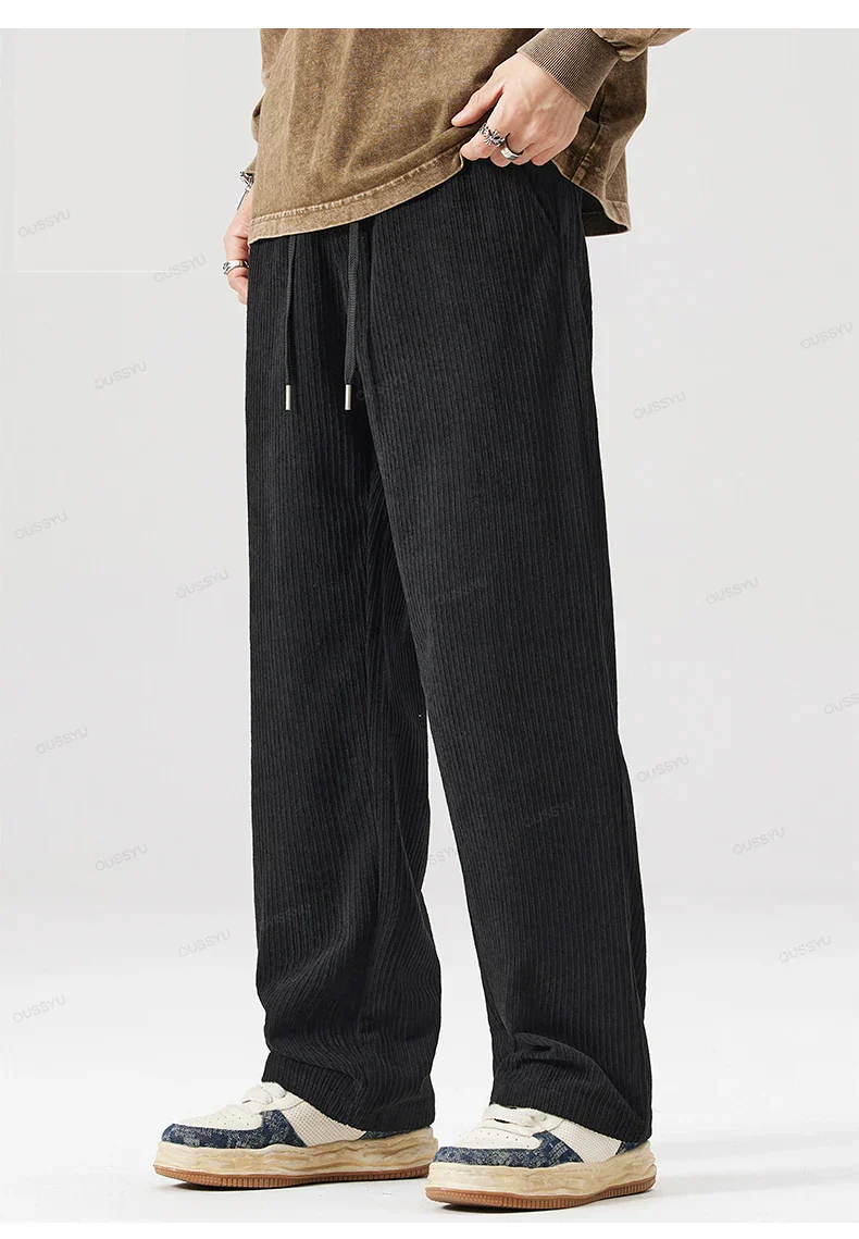 Pantalon Japonais Droit en Velours - Image 5