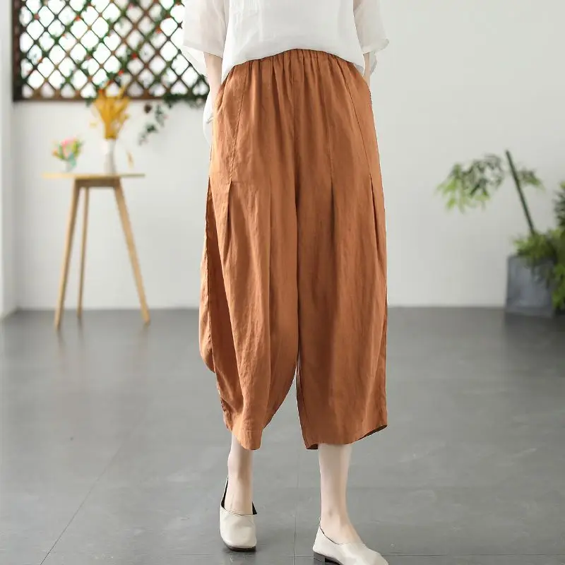 Pantalon Japonais en Toile Femme - Image 4
