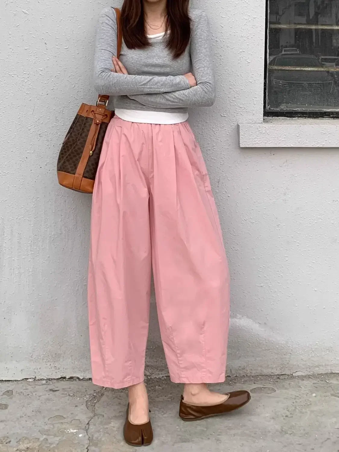 Pantalon Japonais Femme Décontracté Léger - Image 3